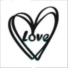 «любящее сердце» мыло ручной работы DIY инструмента мыло мини штамп шаблон поделки мыло 3*3 см