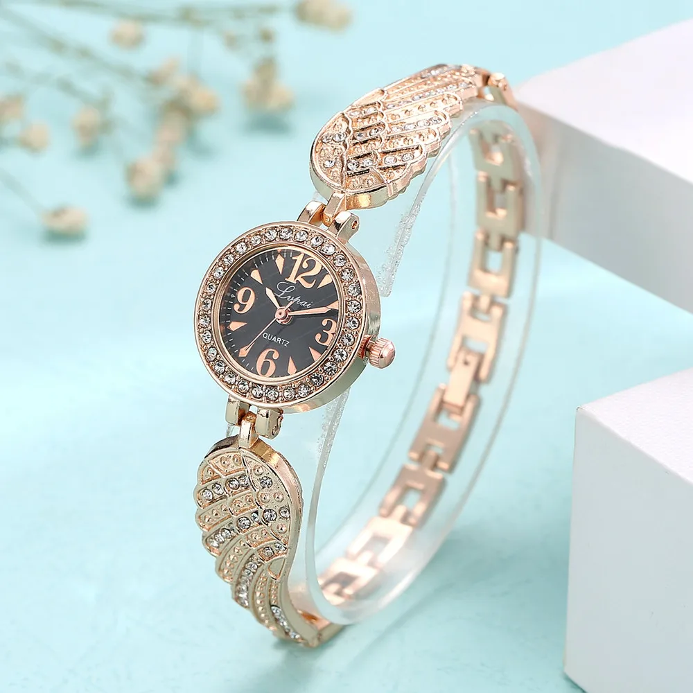 Новые Модные Стразы Часы Элитный бренд Для женщин Нержавеющая сталь браслет часы Женские кварцевые наручные часы reloj mujer Часы