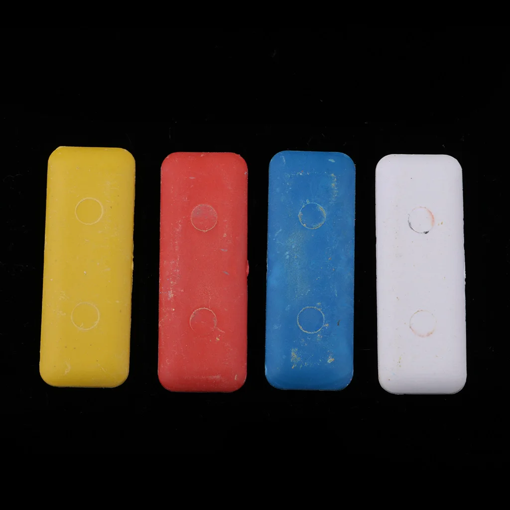 4 Pieces Erasable Colorful Fabric Chalk Tailor DIY Crafting Making Clothes Sewing Tools