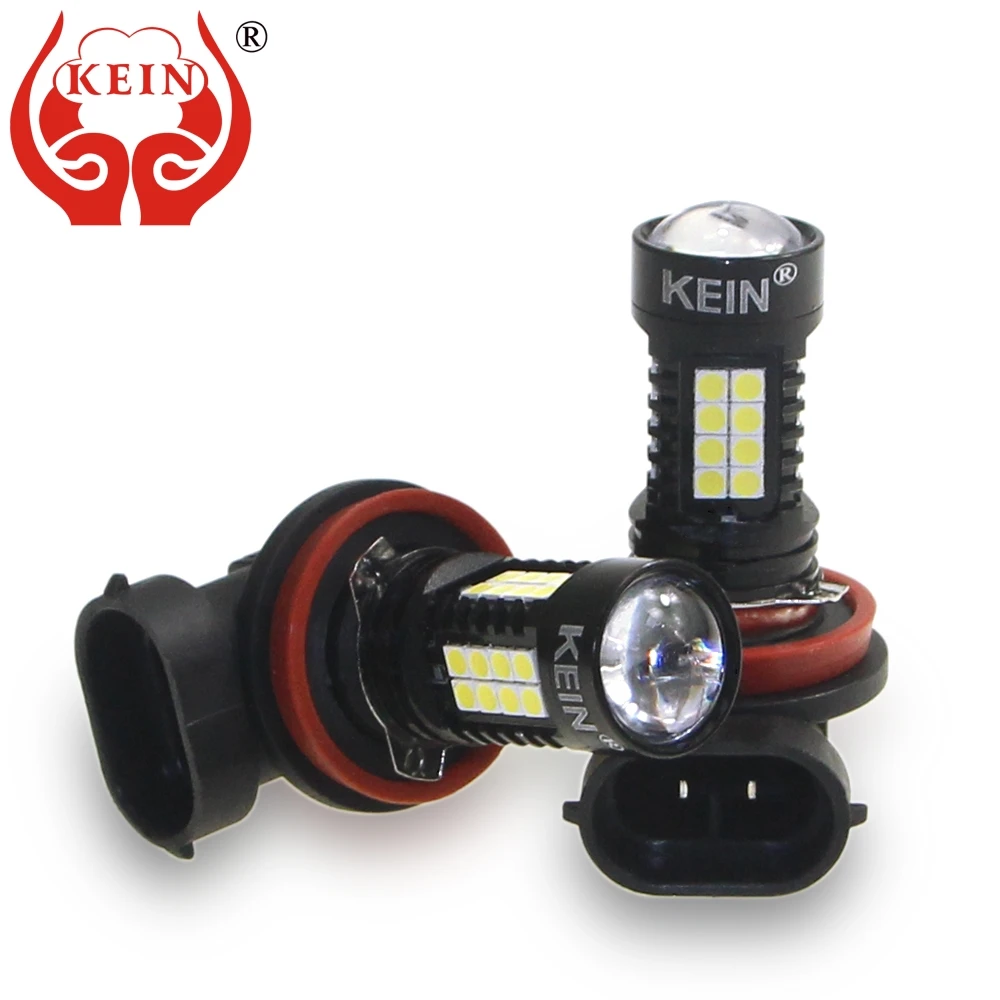 

KEIN 2PCS H8 H11 led Fog Light Bulbs 6000k 3030 36smd Auto Car DRL Driving Vehicle External Lamp HD H8 H11 fog Lights white 12V