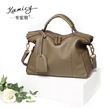 Kamicy 2017 best-selling new Korean handbag style handbag elegant fashion lady slant bag casual leather handbag youth