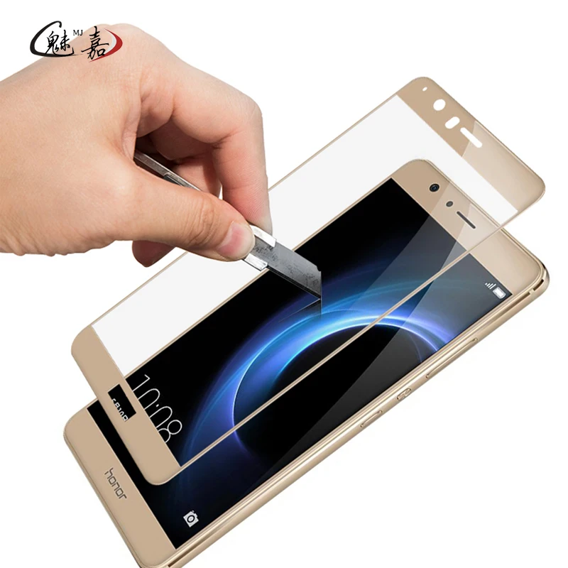 9 H полное покрытие протектор экрана для Huawei P10 Plus P9 lite Nova Закаленное стекло пленка