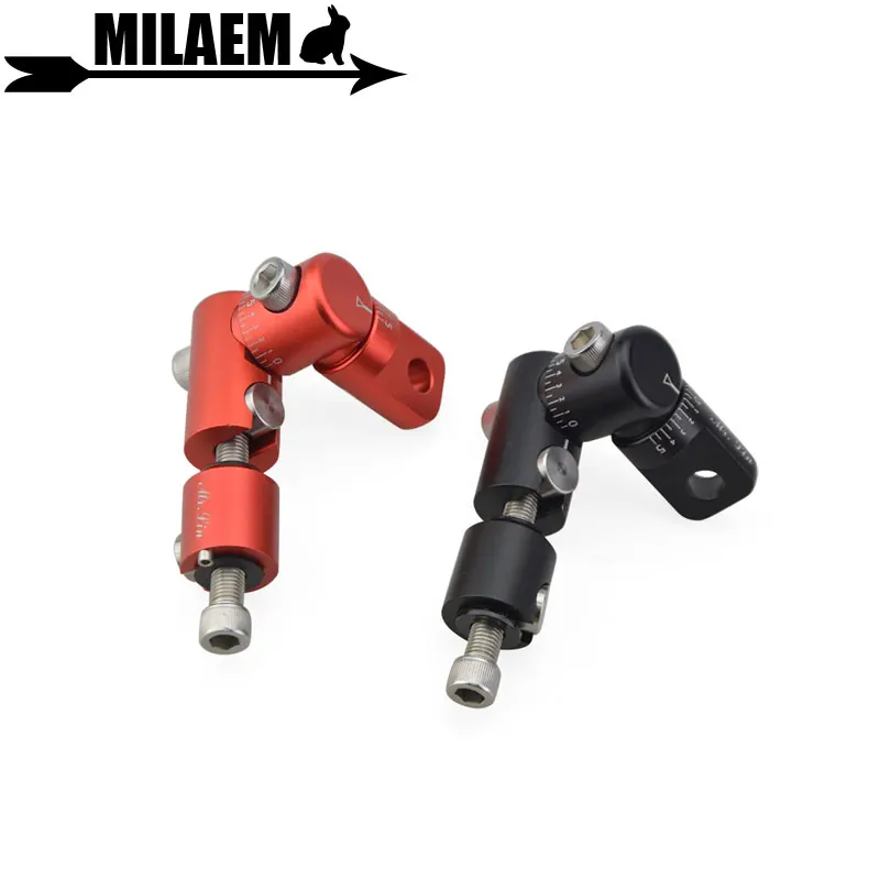 1pc Archery V Bar Adjustable Single Sided V Bar Compound Bow Adapter Shock Absorption Stabilizer  Hunting Accessory