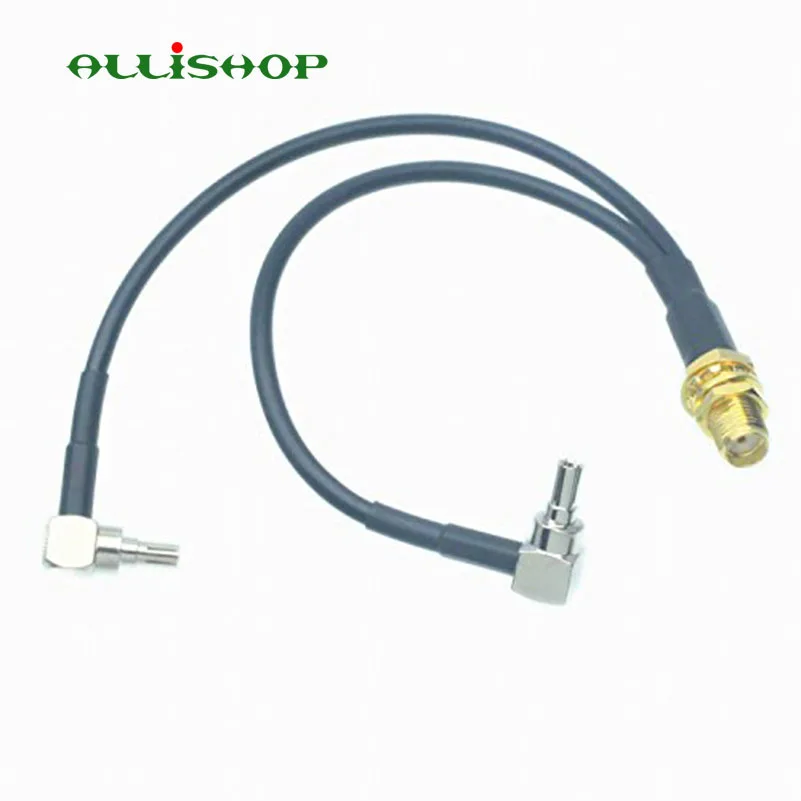 Кабель allishop sma Гнездовой разъем типа Y 2 X CRC9 сплиттер Сумматор RG174 кабель pigtail для