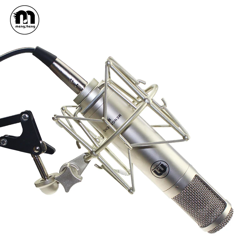 

MS M5 Recording Studio USB Condenser Microphone Professional Music Recording for Computer Microphones + Microphone Cable/Mount