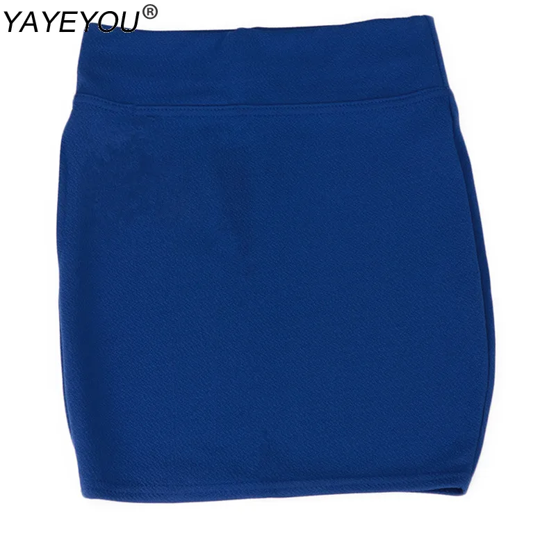 

YAYEYOU Women High Quality Skirt Elegant Pencil Mini Skirt Fashion High Waist Office Lady Bodycon