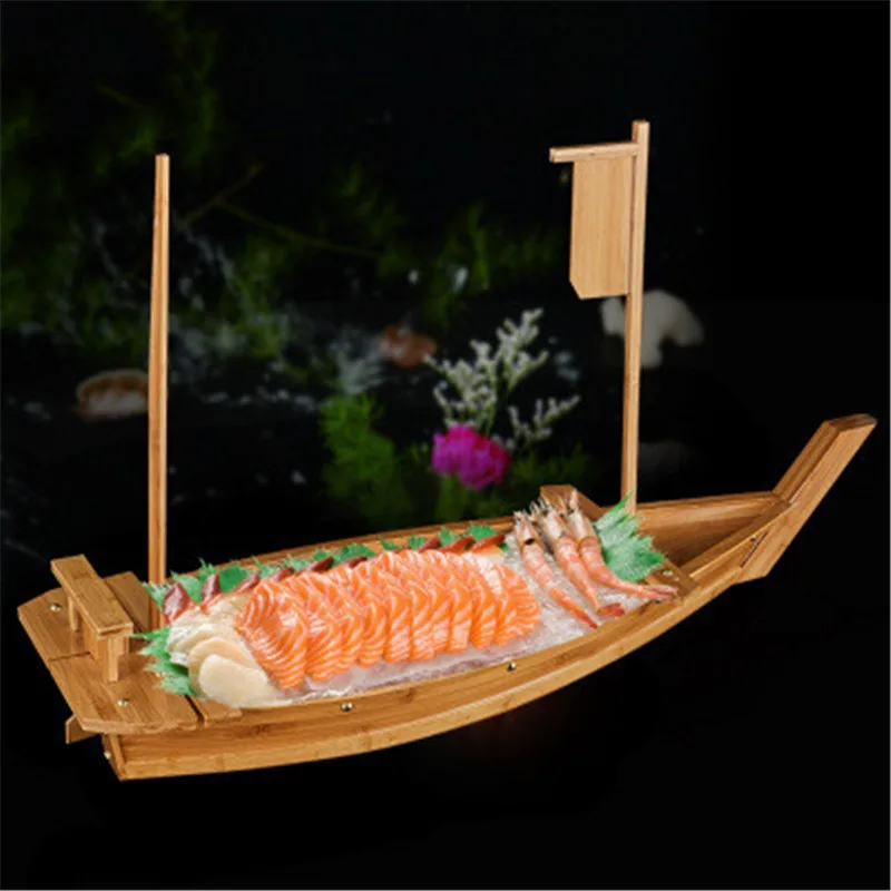 Японская кухня лодки для суши инструменты деревянная модель корабля ручная