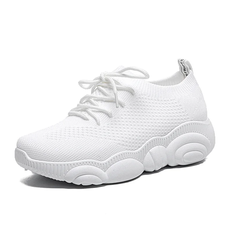 

2019 Fashion Summer Women's Sport Shoes Ladies Breathable Mesh Sneakers Vulcanized Shoe Casual Chunky Sneakers Mesh Walking Shoe