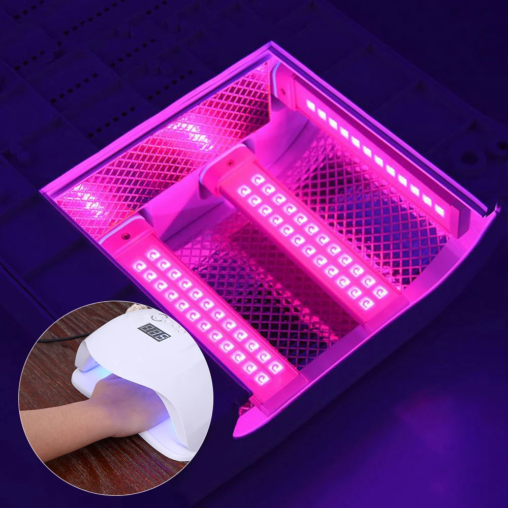 

9W UV LED Replacement Lamp Tube Light Bulb Curing Double Light Source for Nail Art Polish Curing Dryer