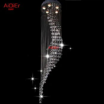 

Modern LED circular Chandeliers crystal lamp living room bedroom lamp LED energy-saving lamps high qualityD400xH1500MM