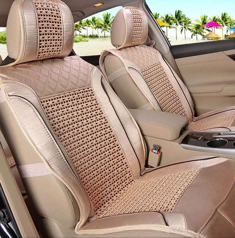 

Senior cool and breathable ice silk Universal car Seat Cover,5 seats and  Universal Car Seat Covers,Four seasons Universal