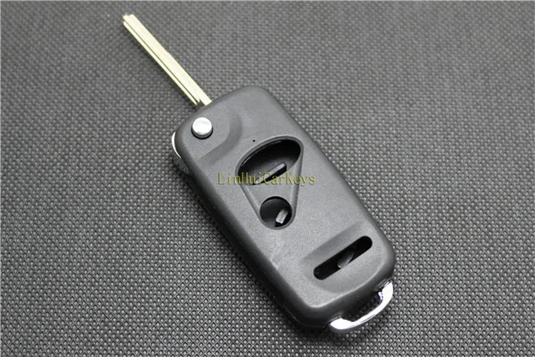 PINECONE для HONDA FIT ACCORD 2,3 ODYSSEY Key Case 2 кнопки Uncut NO.1 лезвие модифицированный пустой корпус для дистанционного ключа крышка оболочки 1 шт