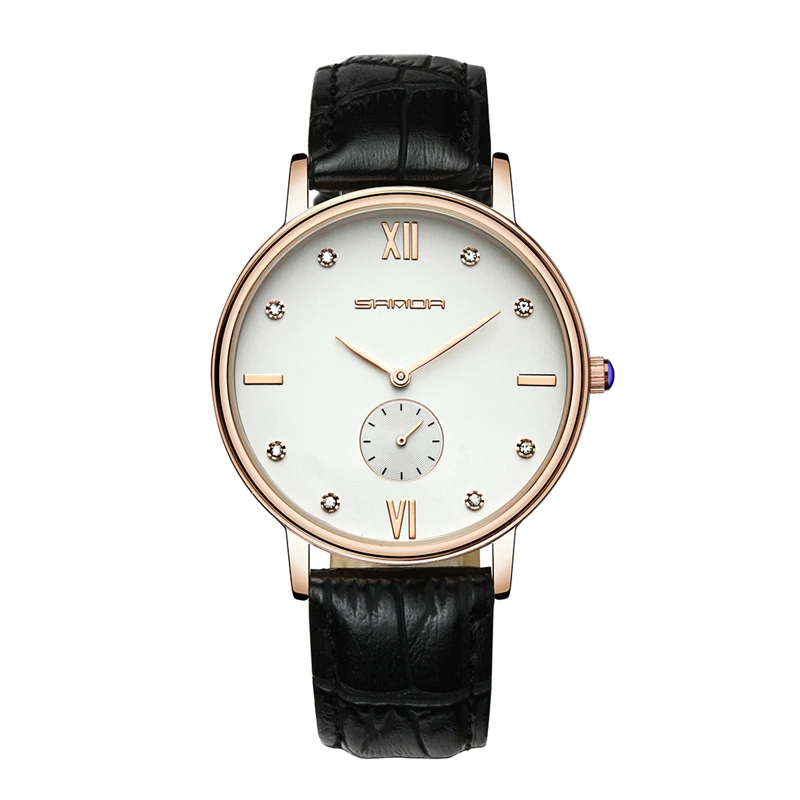 2018 Fashion Men Women Luxury Lover Quartz Watches Waterproof Leather Wristwatches Couples Business Casual Watch Relojes Hombre