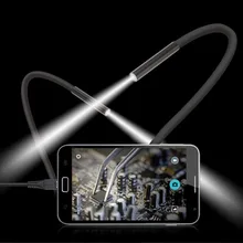 Hot! sale 15M Waterproof 6 LED 7MM Lens USB IP67 Endoscope Borescope Insprection Tube Camera Mirror Drop Shipping