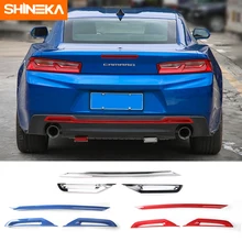 SHINEKA Decorazione Paraurti Posteriore Trim Nebbia Copertura Della Lampada Della Luce Trim Cornici Autoadesivo Del Corpo di Stampaggio per Chevrolet Camaro 2017