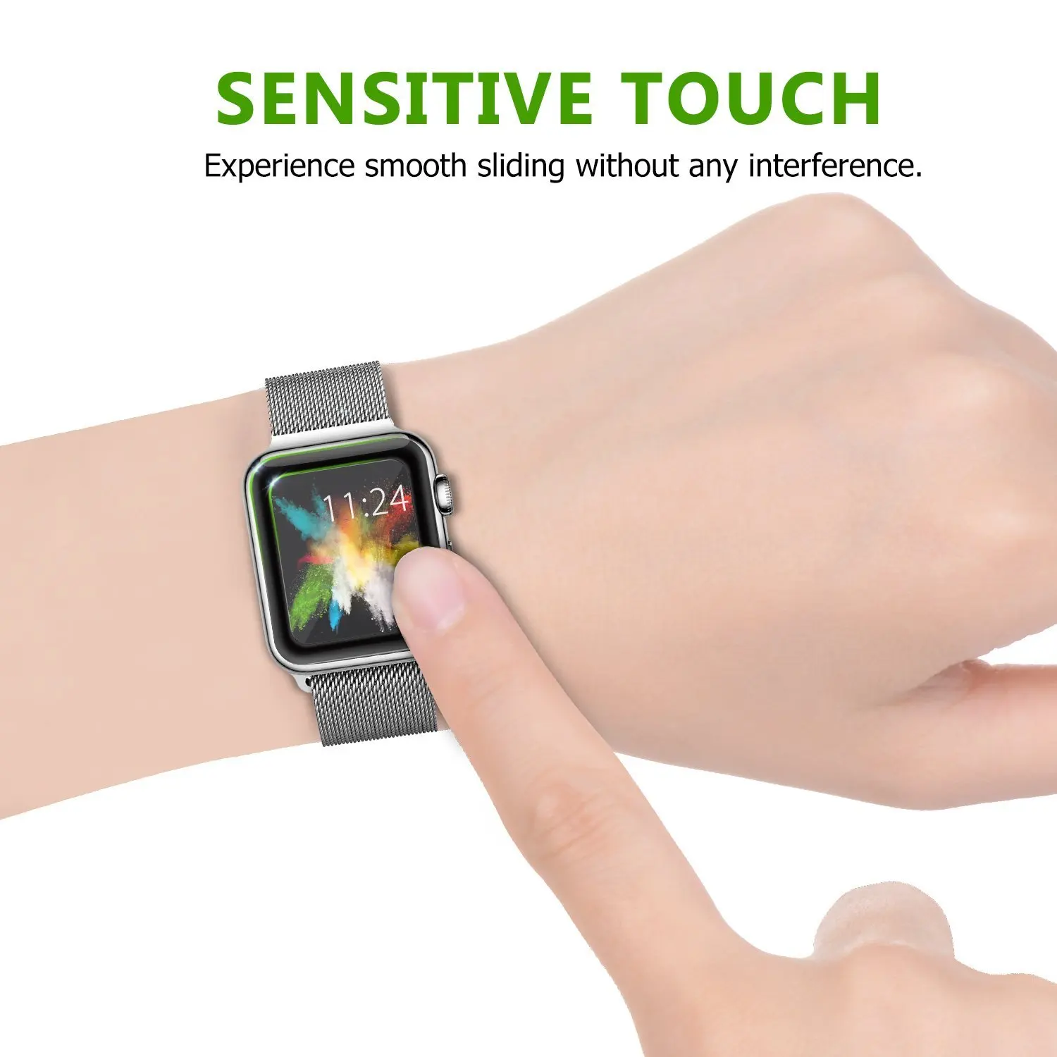 3D изогнутые полный охват закаленное Стекло Защитная пленка для iwatch Apple Watch Series 1/2/3