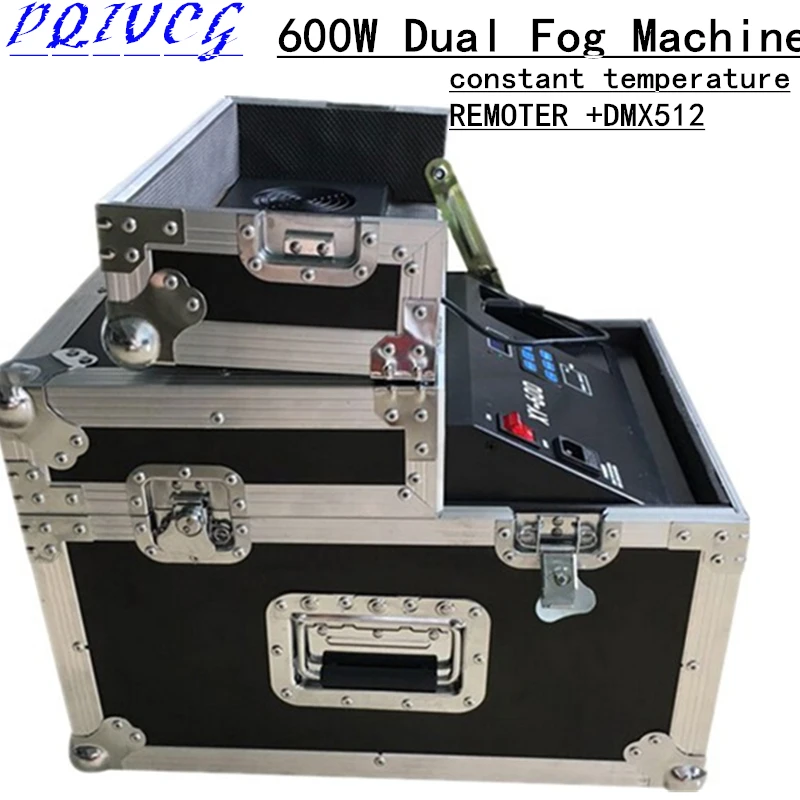 2018!!!! 600w double fog machine, constant temperature 600w smoke machine / fog machine remoter