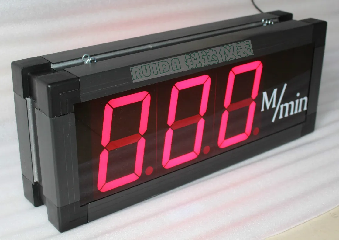 Large screen double-sided LED digital display speedometer display meter speedometer code meter DC0-10V or 4 20MA input