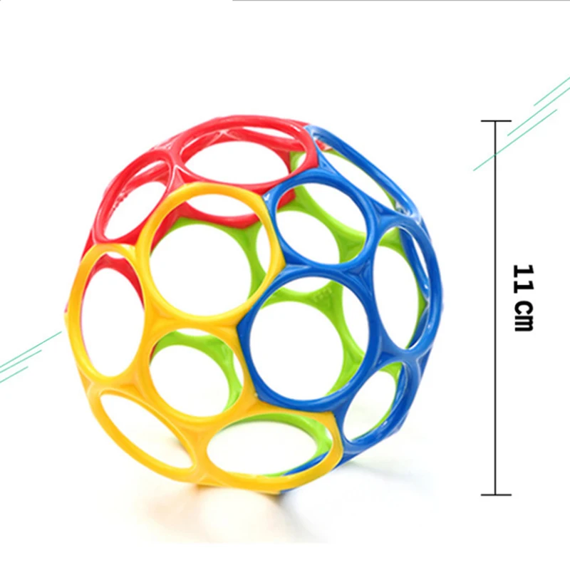 Мягкие красочные мячи, игрушки, ручной колокольчик, погремушка, развивающие игрушки, сенсорный укус, пойманный за руку, мяч Oball для обучения ребенка, хватание, подарок для ребенка