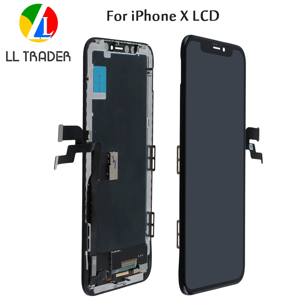 ЖК-экран с дигитайзером для iPhone X 100% тестирование качества AAA сменные Oled детали