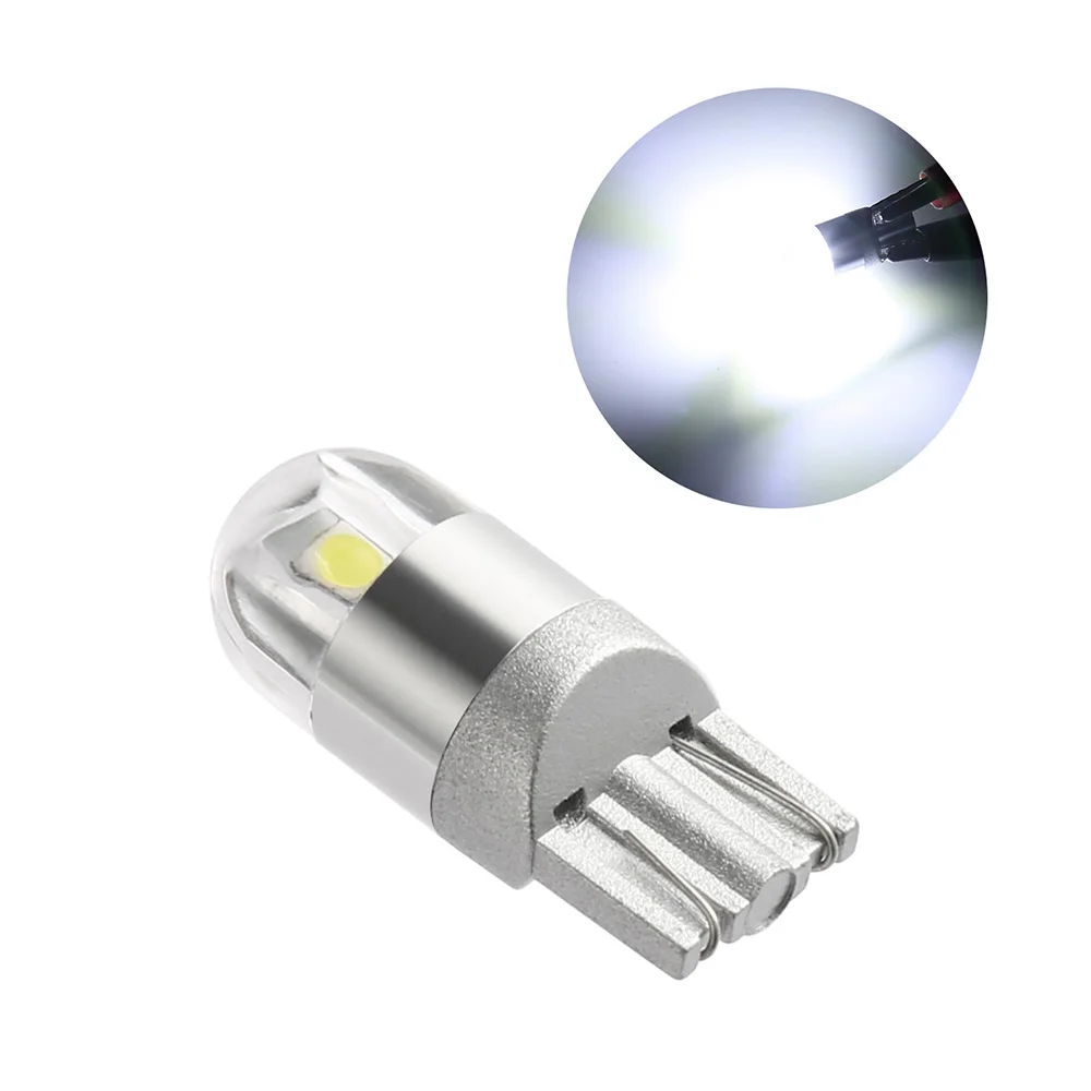 

2 pcs T10 W5W LED 3030 Car lamps 168 194 Turn Signal License Plate Light Trunk Lamp Clearance Lights Reading lamp 12V White