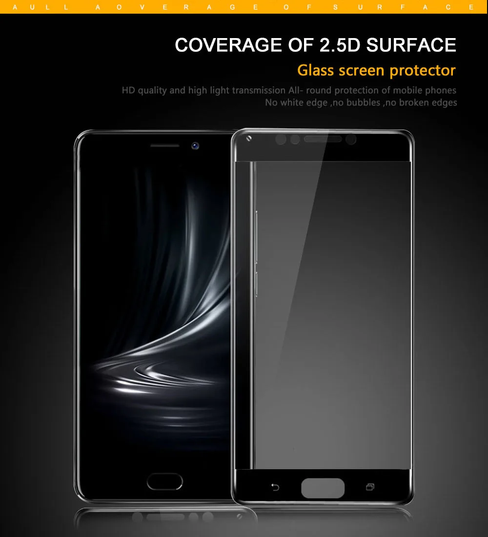 Закаленное стекло для Asus Zenfone 4 Max ZC520KL 2 шт. защитная пленка с закругленными краями