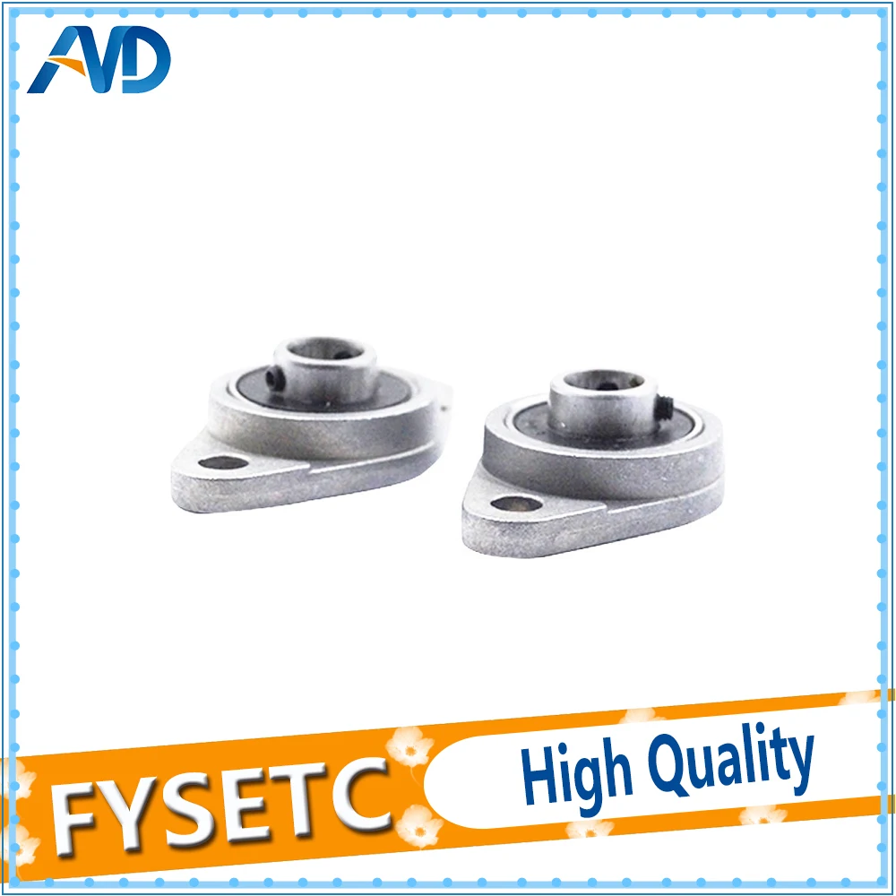 

2 pcs/lot KFL08 Bearing Bracket For Trapezoidal T8 Lead Screw 3D Printers Parts Mounted Stand Part Stainless Steel Support