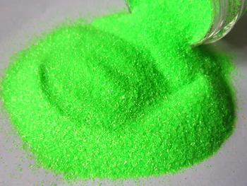 

extra fine Neon Green nail glitter 008