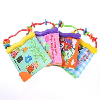 

1pcs Baby Early Educational Cloth Book Preschool Education Reading Alphabet Animal Learning Toys for Infant Early Cognitive NSV7