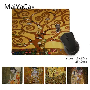 

MaiYaCa Speed/Control Version Small Gaming Mouse Pad Gustav Klimt Computer Gaming Mouse Pad Gamer Play Mats