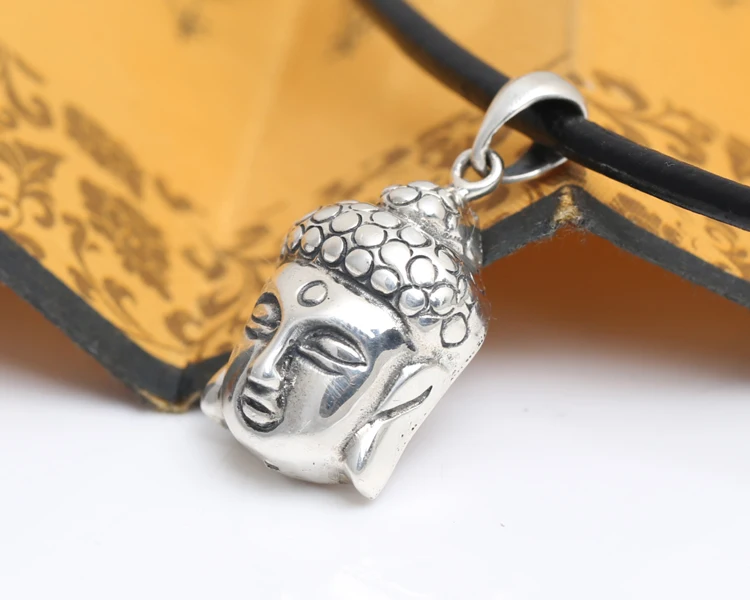 Details about   Vintage 925 Sterling Silver Encased Buddha Pendant Glass beads Beaded Necklace 