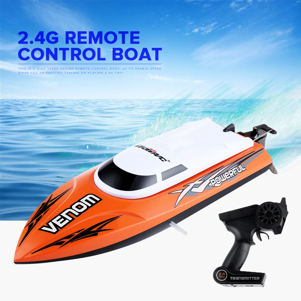 UDI 001 Mini RC Speedboat Tempo Power Venom 2.4G Remote ...