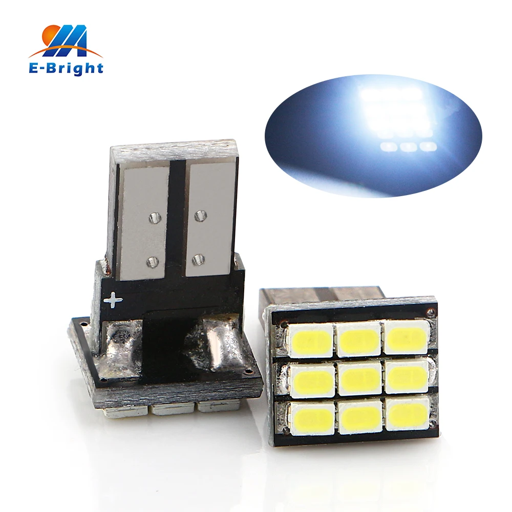 

Supper! 1000 Pieces T10 PCB 1206 9 SMD Car led light 12V Indication Parking 9 led bulb reading Light PCB Car Led White Auto Lamp