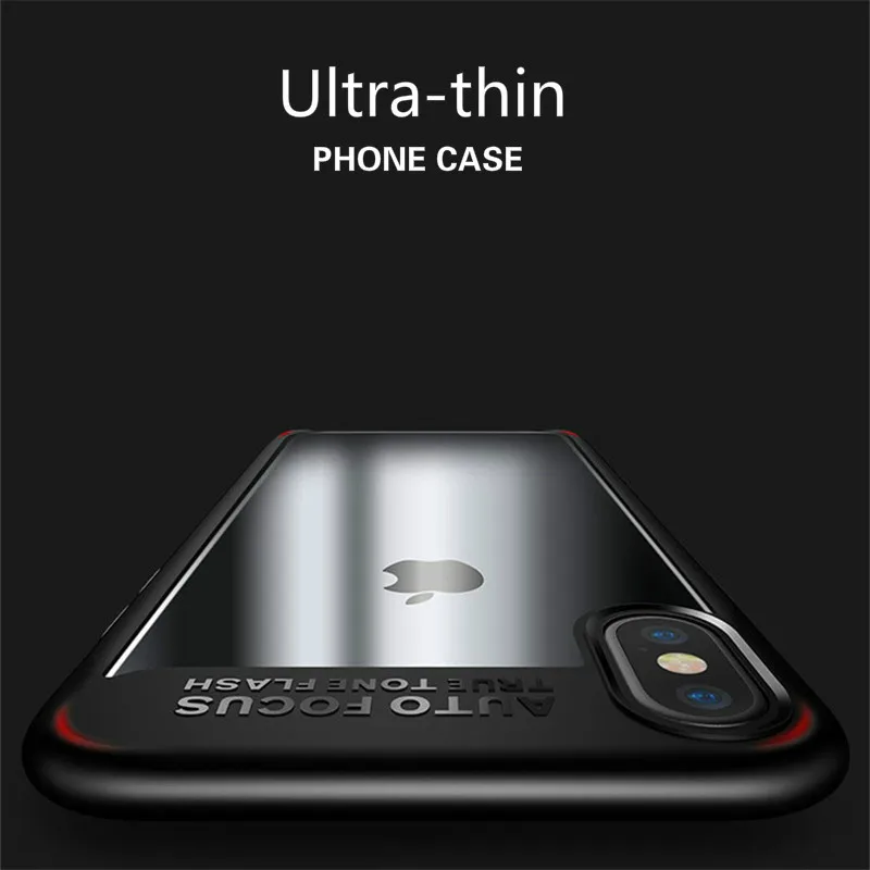 

Ultra Silm Transparent Case For iPhone 7 8 6 6S 5 5S SE Plus Clear Soft Silicone Luxury Cover For iPhone X XR XS Max Coque Capa