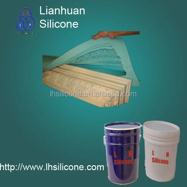 

make the silicone mold by pouring way