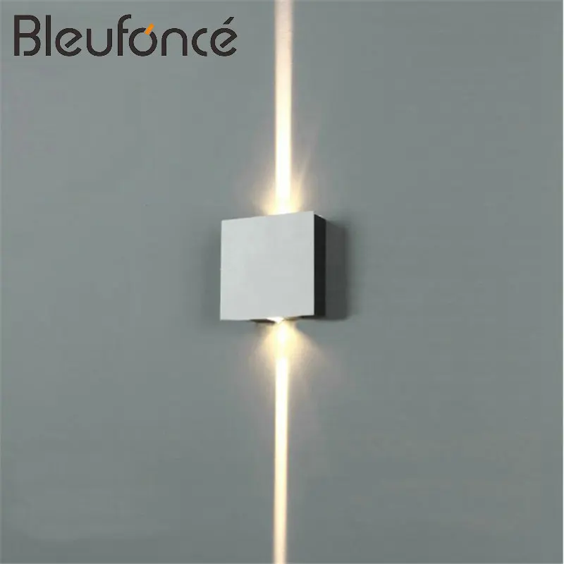Outdoor Waterproof 3W/6W/12W LED Wall Lamp Lighting indoor LED Sconce Garden lamp AC85-265V Modern simple Outdoor Wall lamp BL42