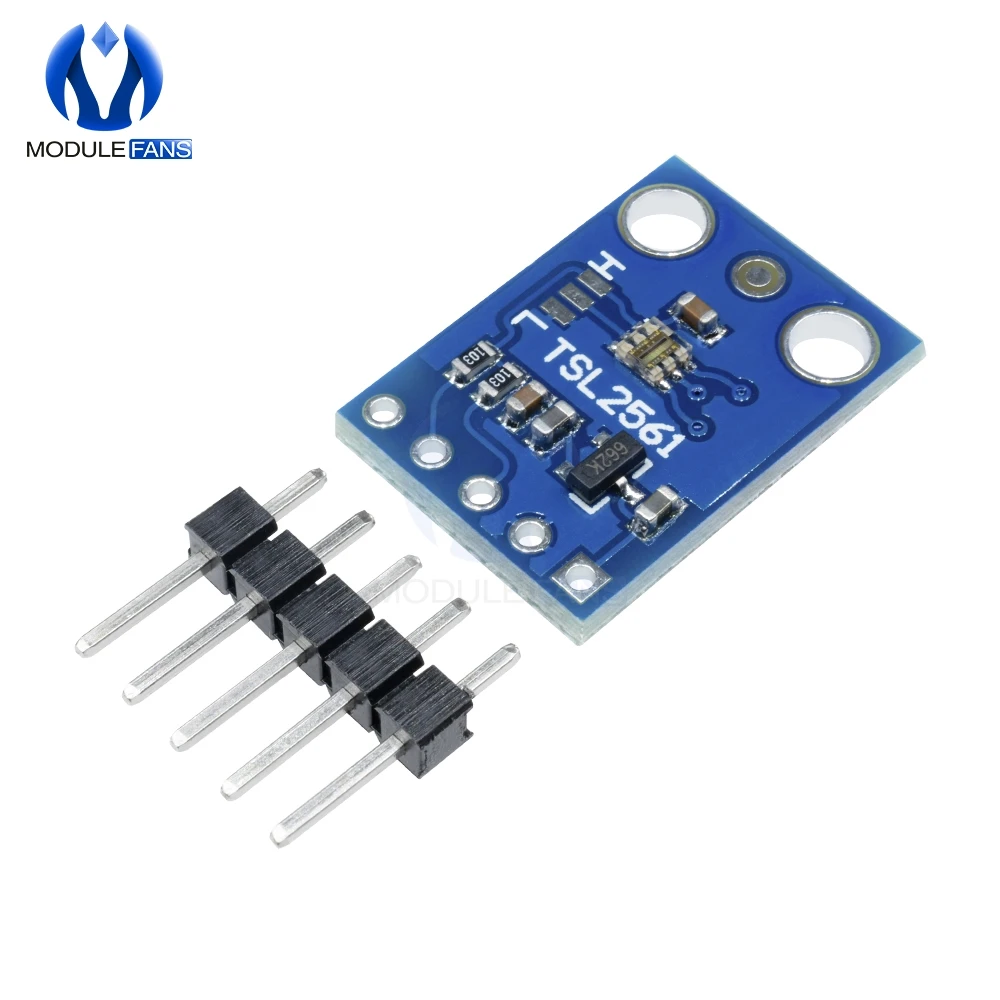 

TSL2561 Luminosity Sensor Breakout Infrared Light Sensor Integrating Module IIC I2C Two Analog To Digital Converters 3V 0.6mA