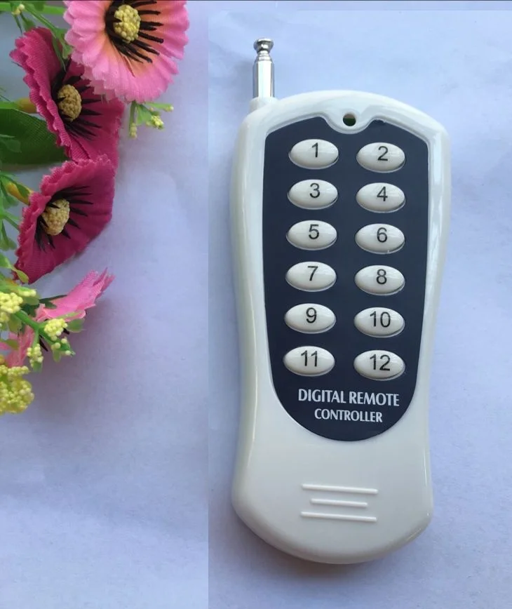 12CH DC12V RF home automation remote control switch 315/433MHZ transmitter & recevier wireless switch Radio smart home control