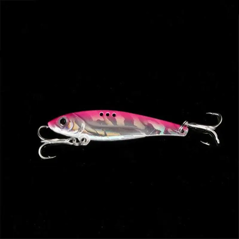 LumiParty металлические приманки Vib приманка Vib для рыбалки 50 мм 7 г тонущий искусственный вибратор бас жесткая приманка для рыбалки пластиковые приманки Pesca - Цвет: pink
