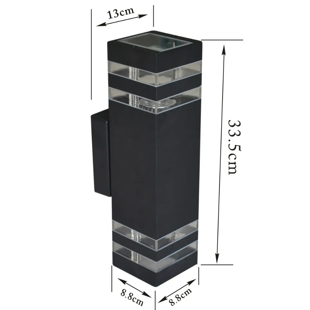 Iluminação de Parede ao ar Ac85-265v à Prova Lampada Livre Moderna Dwaterproof Água Ip54 8w Jardim Luz Parede Frete Grátis Led 7 modern outdoor wall light
