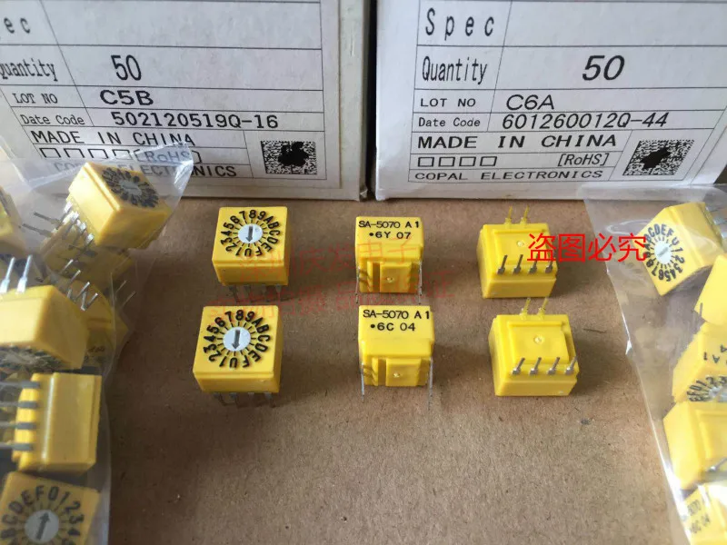 

Original new 100% Japan import 16-bit SA-5070 A1 0-F bit digital encoding switch for rotary encoder