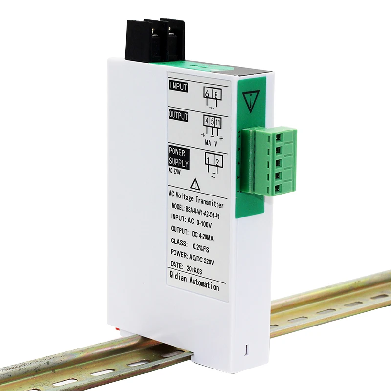 BSA U AC преобразователь напряжения 0 465V 1000V датчик передатчика с DC 24V источник