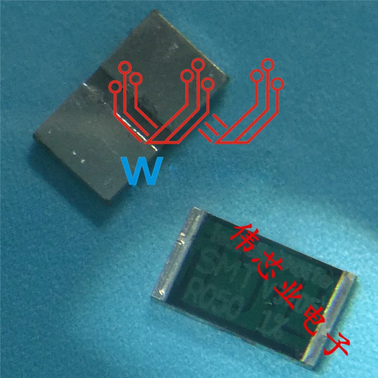 10 шт./лот SMT R050 1.0 0.05R 1% 2817 5 Вт SMD модуль сопротивления новый в