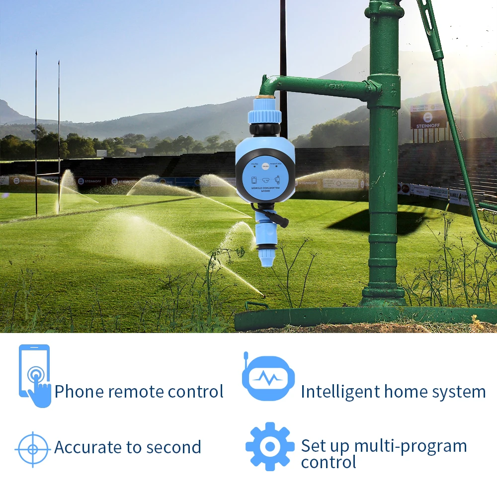 

WIFI Phone Remote Hose Faucet Timer Water Gateway 3/4" 1/2" Tap Automatic Garden Irrigation Digital Intelligence Watering Timer