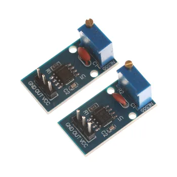 

2pcs 5V-12V NE555 Adjustable Frequency For Arduino Pulse Generator Module