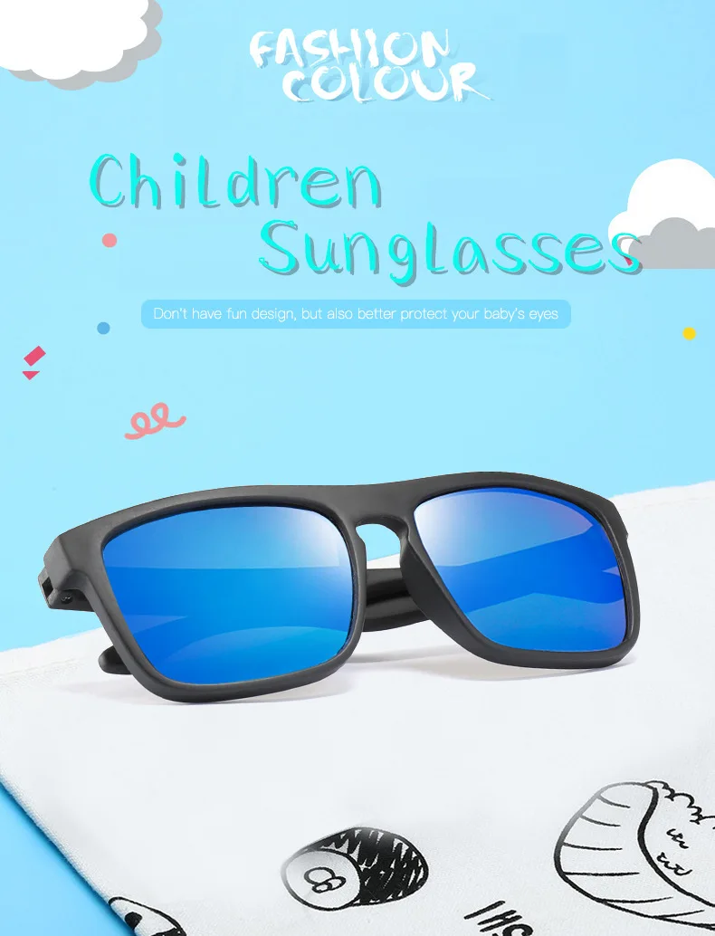 Модные Детские поляризованные солнцезащитные очки в винтажном стиле для мальчиков и девочек, квадратные солнцезащитные очки UV400, детские очки Gafas