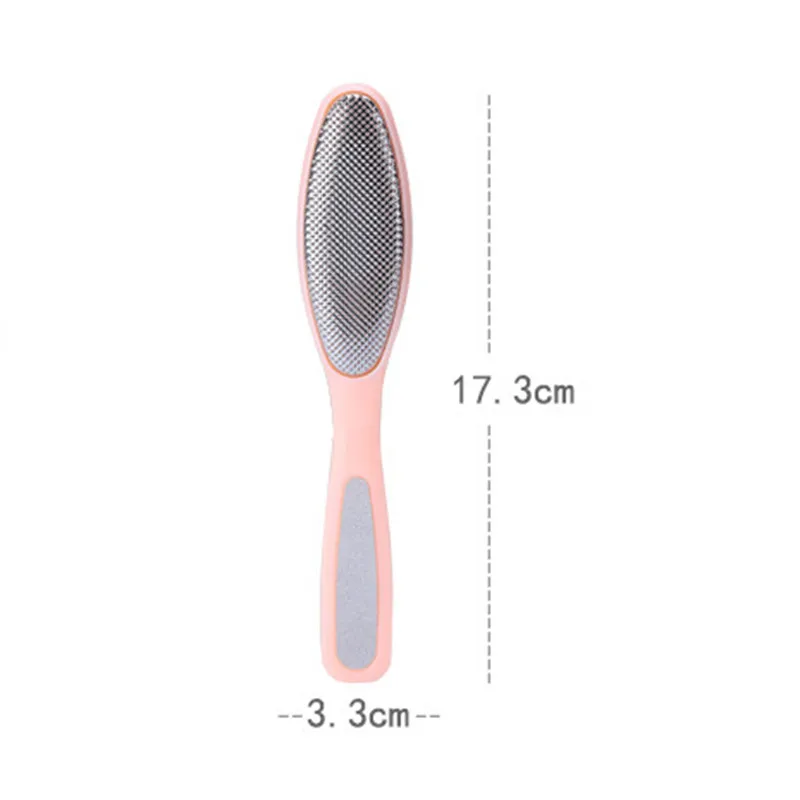 Новая двухсторонняя розовая пилочка для ног, пилочка для удаления мозолей и омертвевшей кожи, инструмент для педикюра, шлифовальный инструмент для удаления сухой кожи, педикюр, случайный цвет