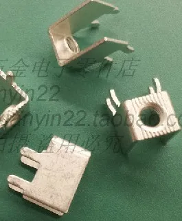 

50pcs Free shipping PCB-2 (M4) high quality PCB board solder terminals tinned copper circuit board terminal block connector