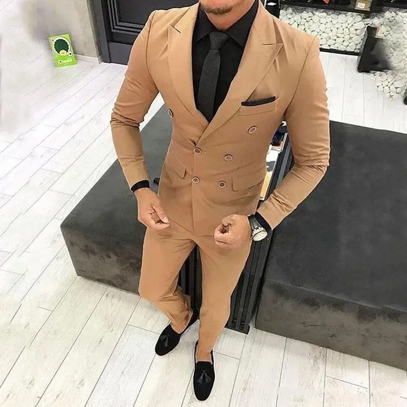 formal wear with khaki pants