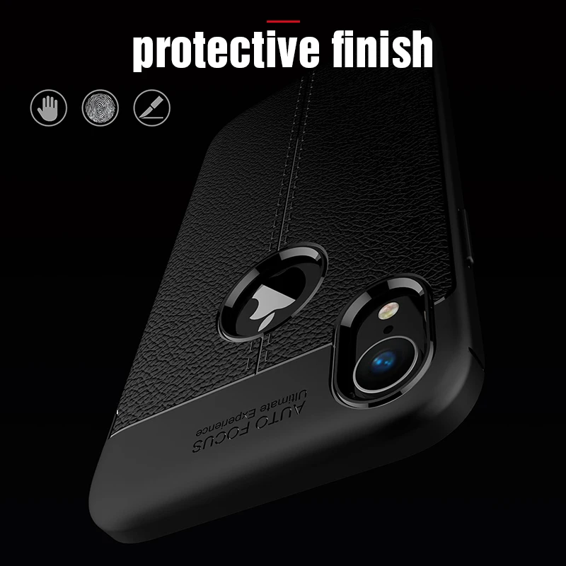 Carbon Silicone Case For iPhone Xs Xs Max Case 360 Luxury Leather Soft TPU Case For iPhone Xr Xs Max X 10 Case Coque (12)